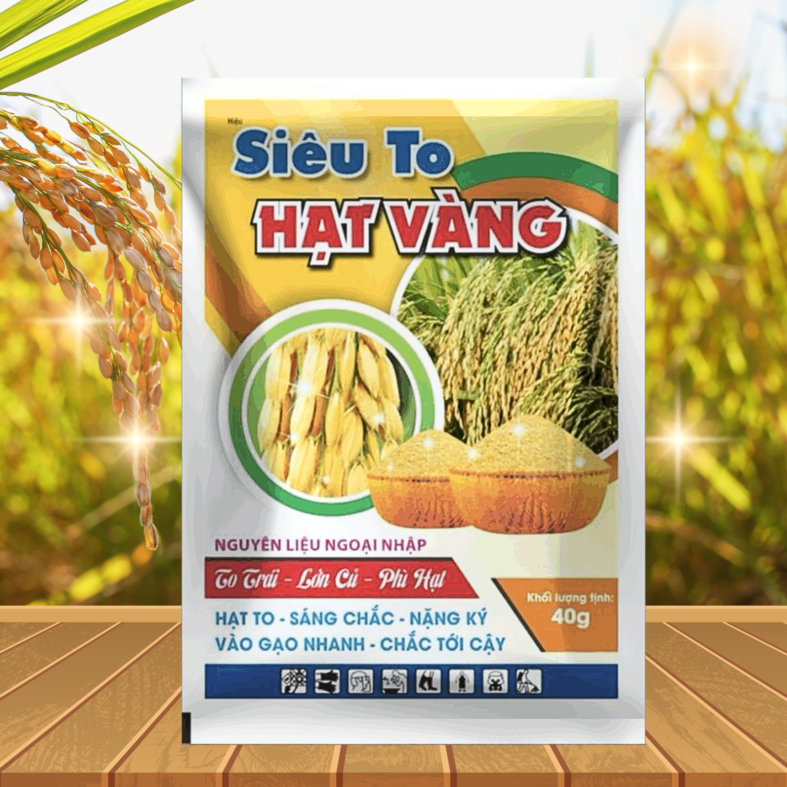 SIÊU TO HẠT VÀNG - 40GR